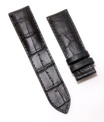 21.5 mm black crocodile-style leather strap to fit Mont Blanc Star Quantième Complet Moonphase 108736 watches ***LIMITED EDITION***