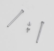 Nickel plated screw tube conversion kit for fitting leather straps to TAG Heuer S/el gents models listed below
