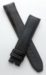 Black classic calf leather pin buckle strap to fit TAG Heuer 4000 Series gents models with 19/18 mm straps