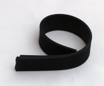 Black Silicone Rubber Watch Strap to fit TAG Heuer Golf Watches