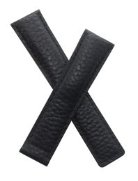 20/18 mm Black genuine leather buffalo grain strap with black stitching to fit TAG Heuer Grand Carrera WAV511 models - please read clasp fitment notes