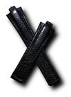 Black Buffalo Grain leather strap to fit TAG Heuer Kirium Gents watches listed below